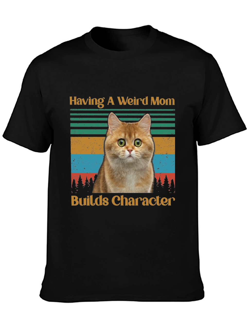 Weird Mom Cat T-Shirt