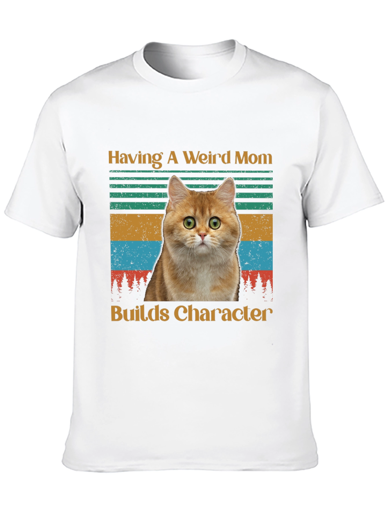 Weird Mom Cat T-Shirt