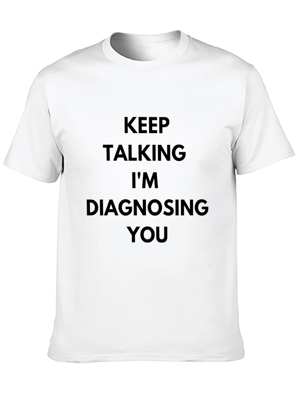 Diagnosing You Graphic Tee - Black T-Shirt
