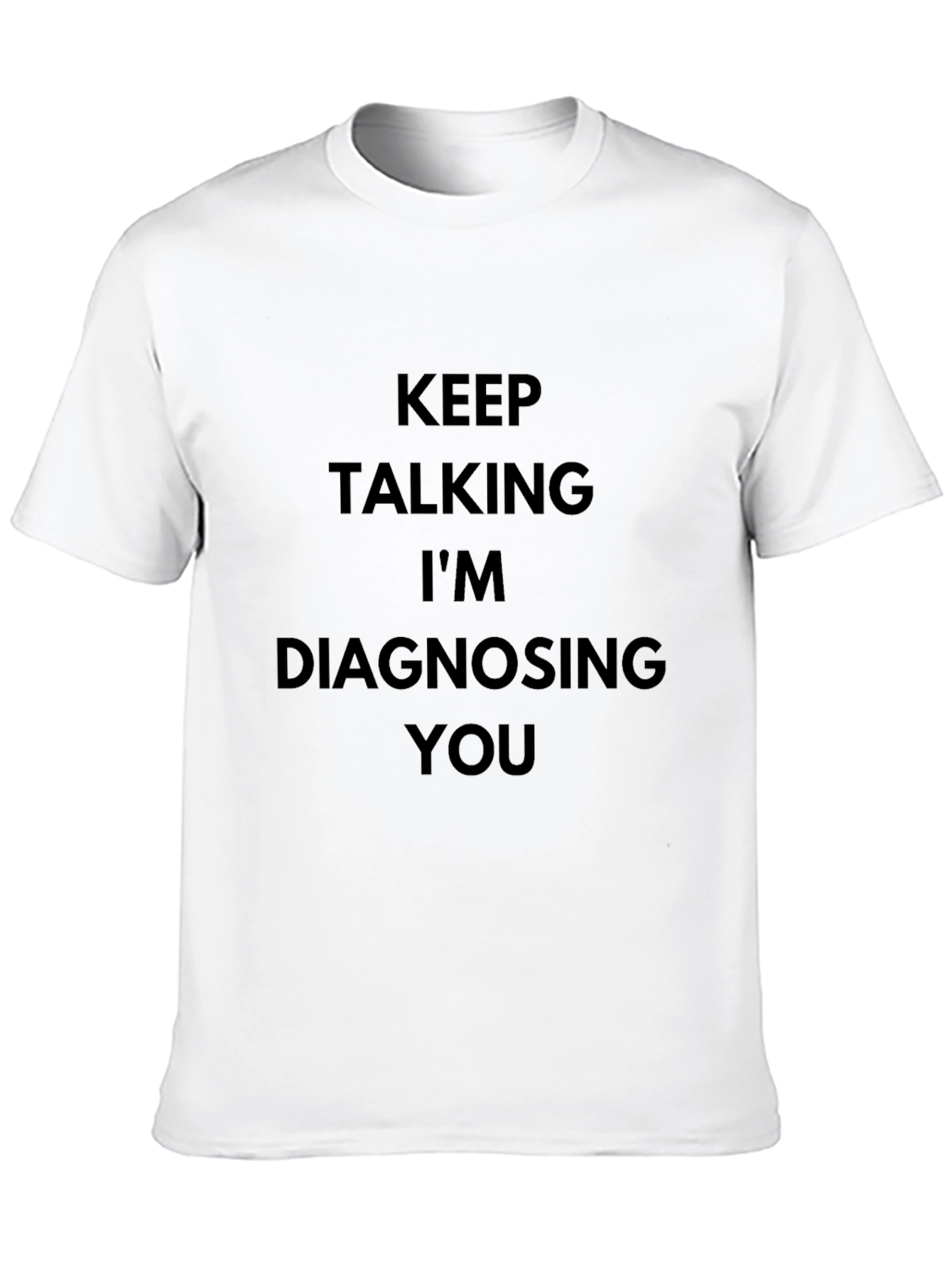 Diagnosing You Graphic Tee - Black T-Shirt