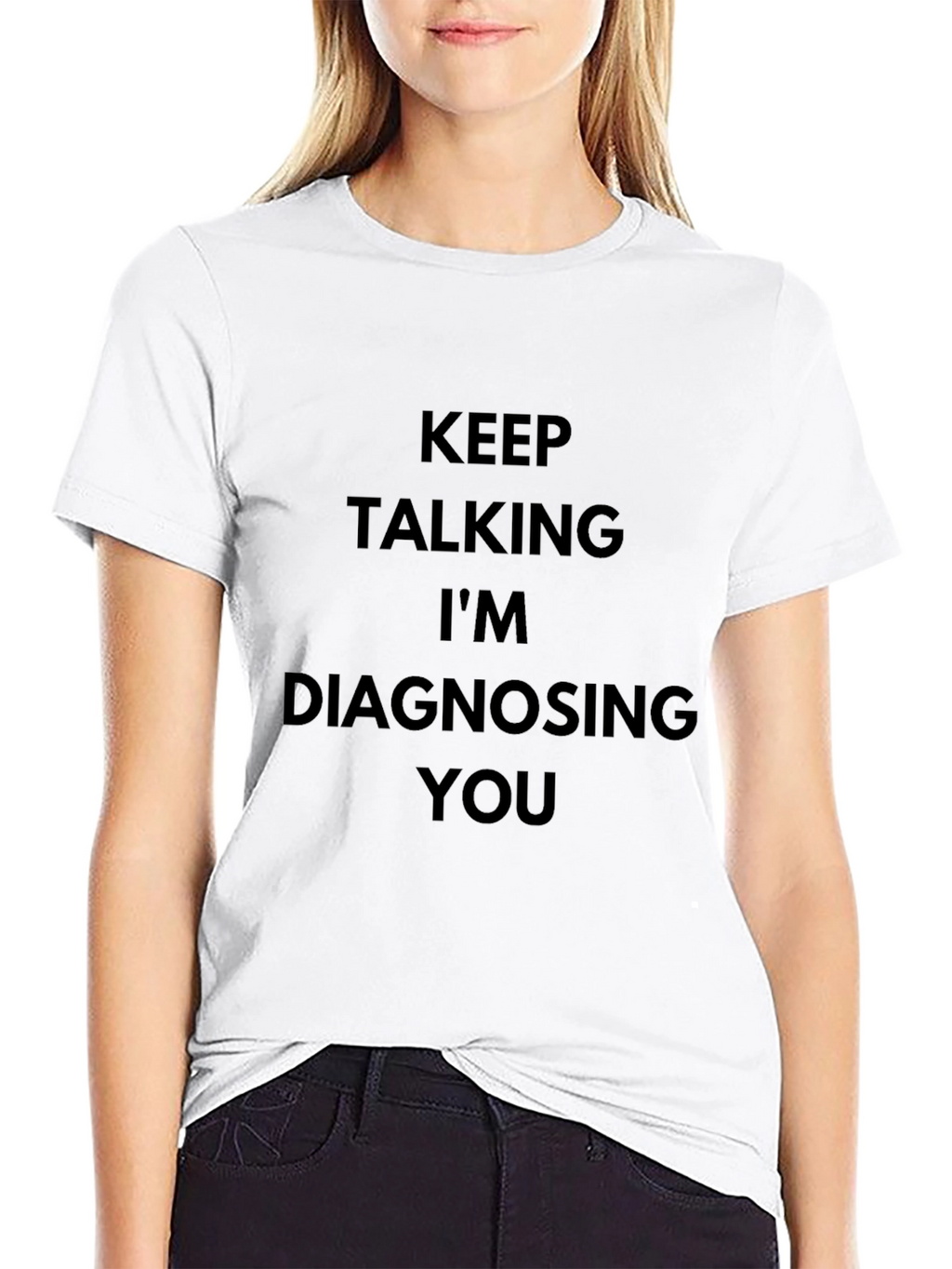 Diagnosing You Graphic Tee - Black T-Shirt