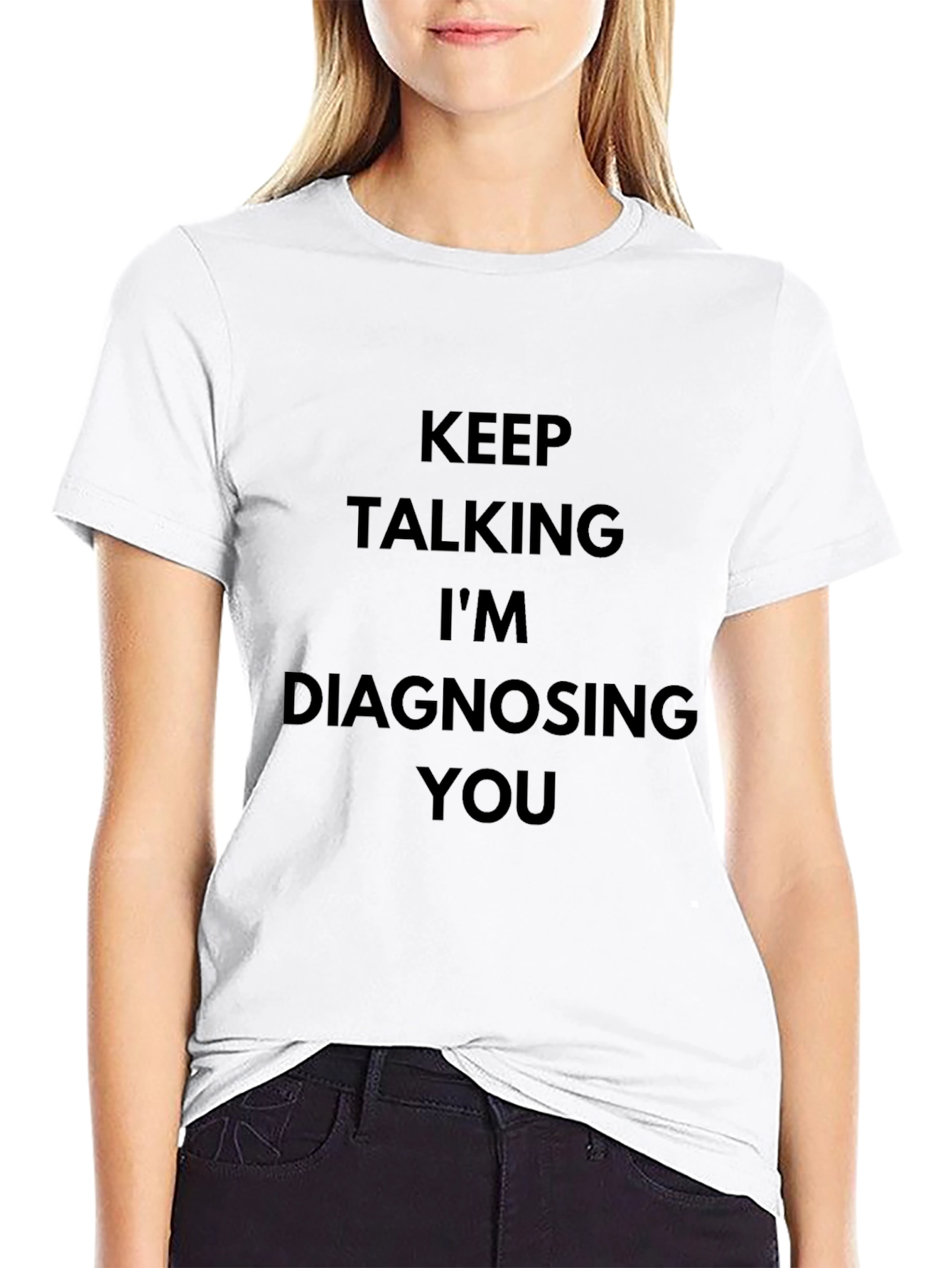 Diagnosing You Graphic Tee - Black T-Shirt