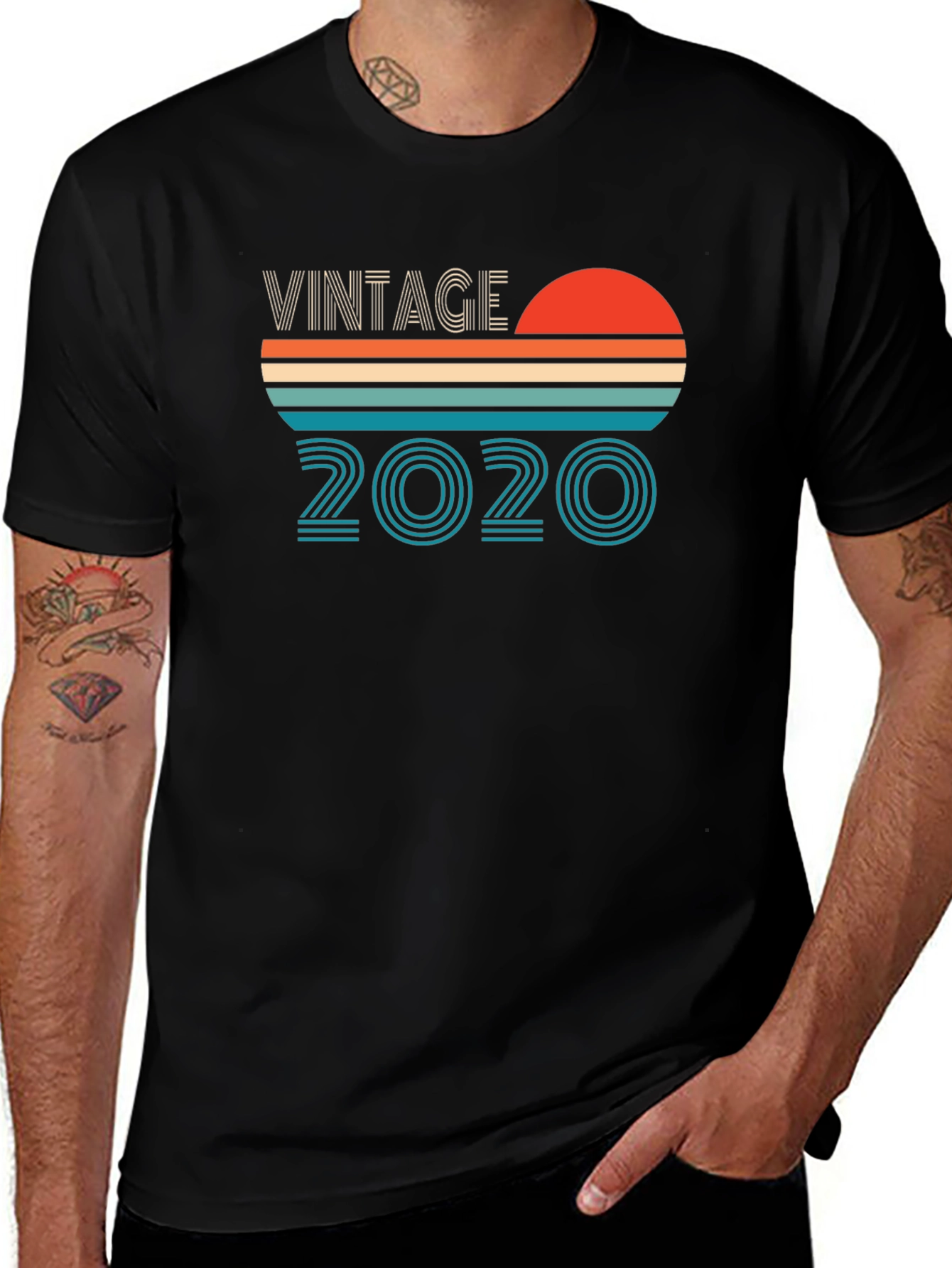 Vintage 2020 Graphic T-Shirt - Retro Style