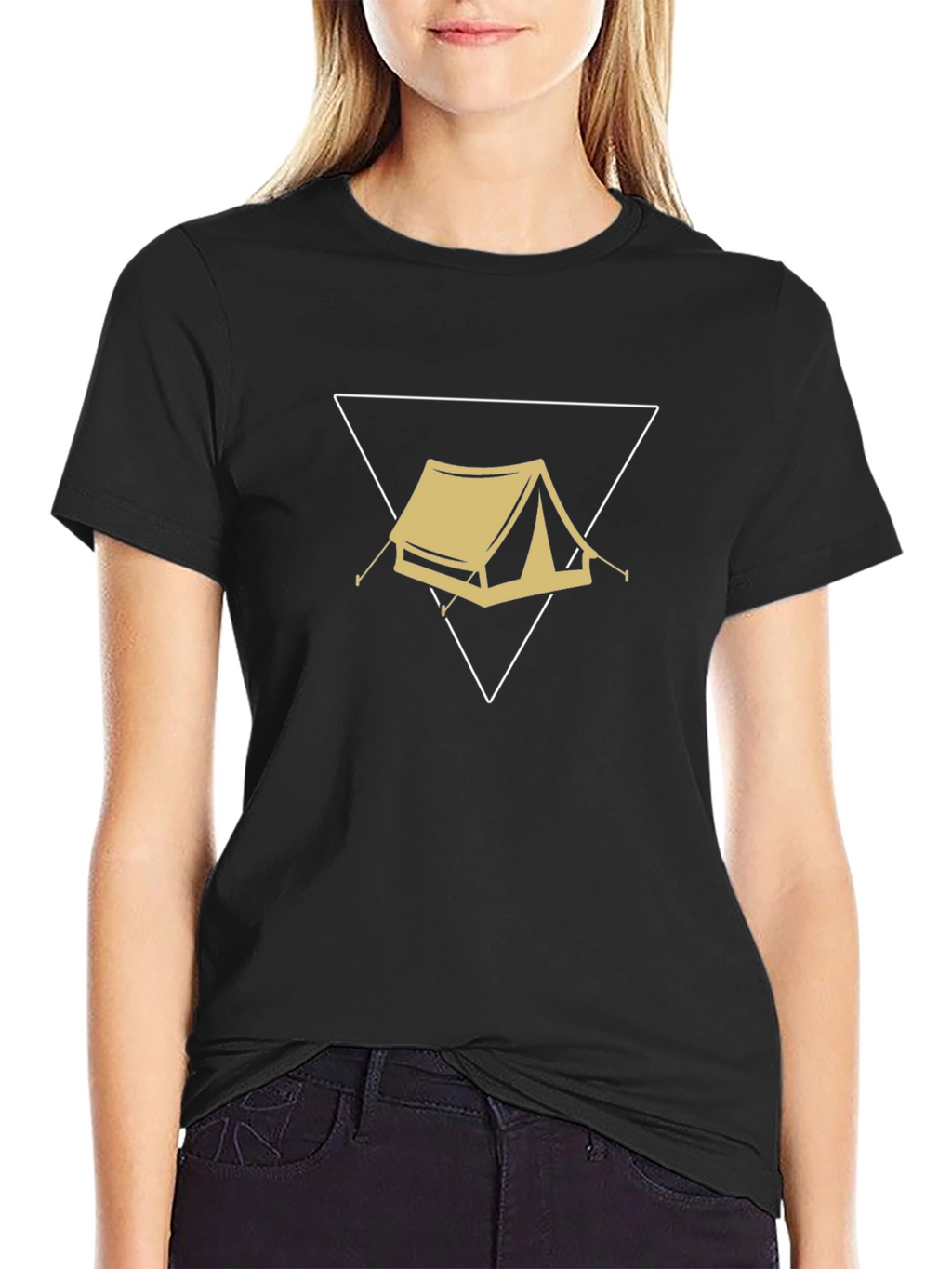 Camping Tent Graphic Tee - Outdoor Adventure Shirt