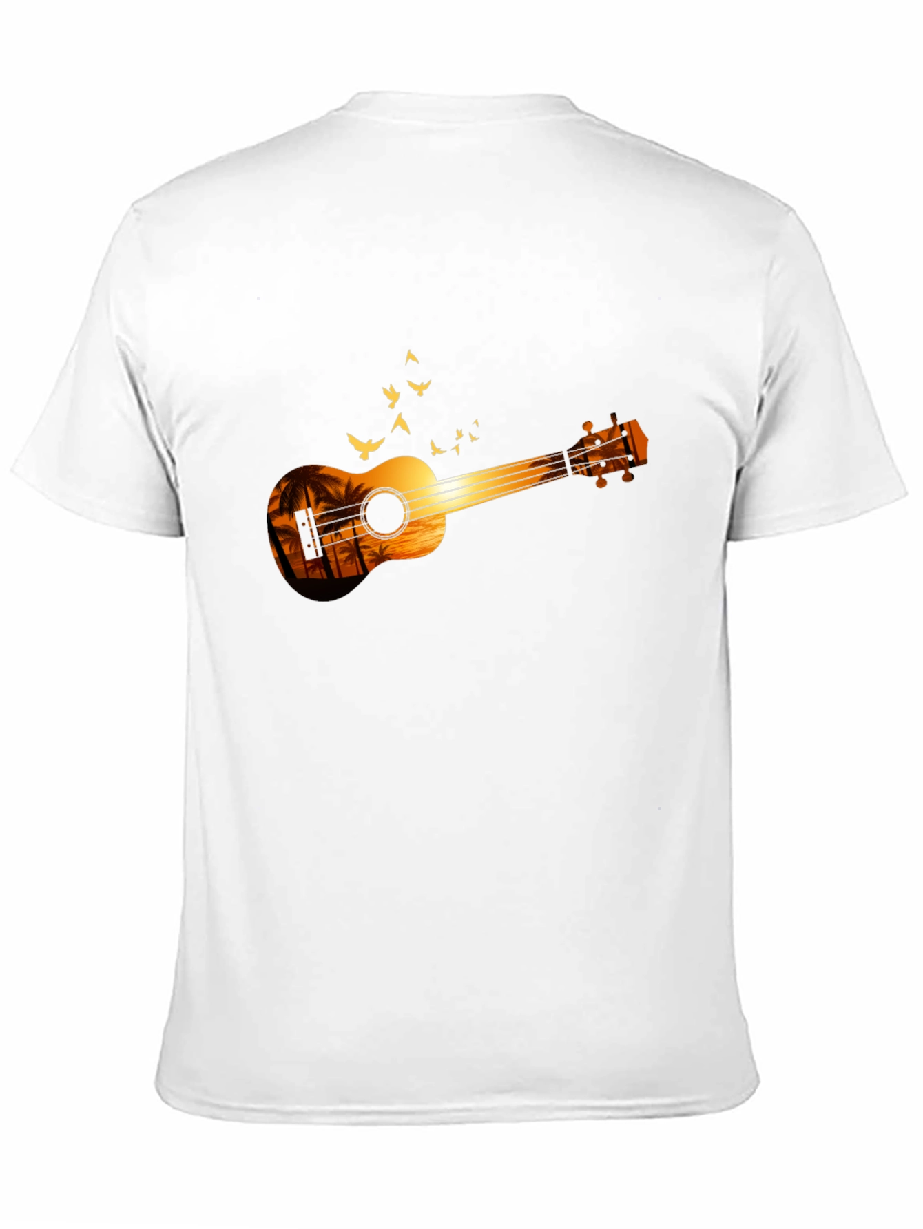 Sunset Ukulele Graphic T-Shirt