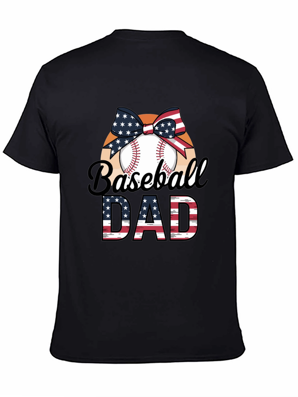 Baseball Dad Patriotic T-Shirt