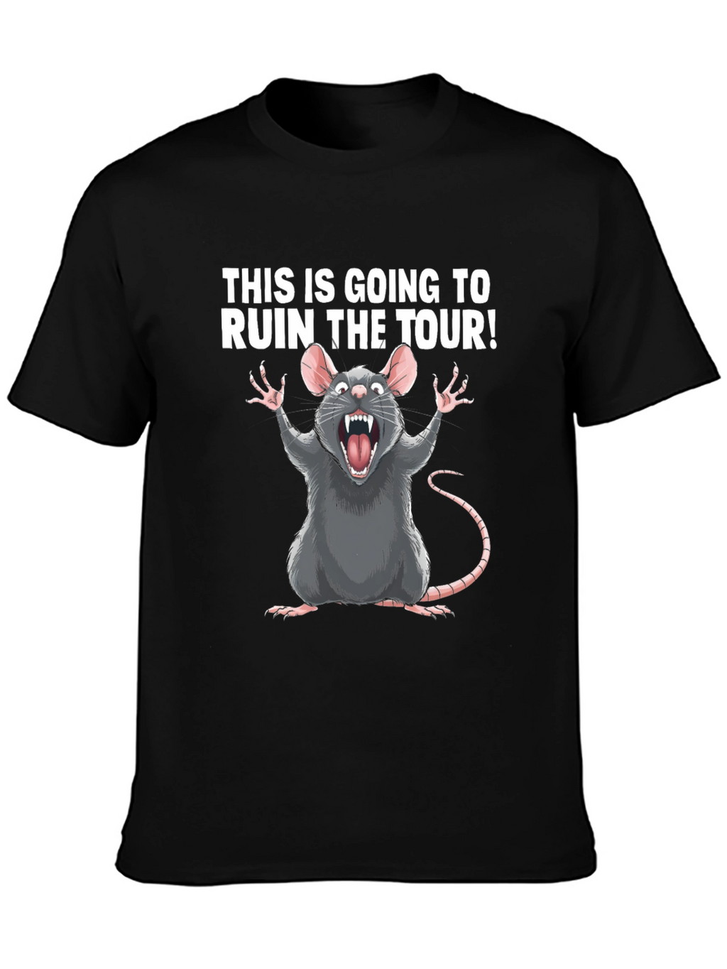 Ruin The Tour Rat Graphic T-Shirt