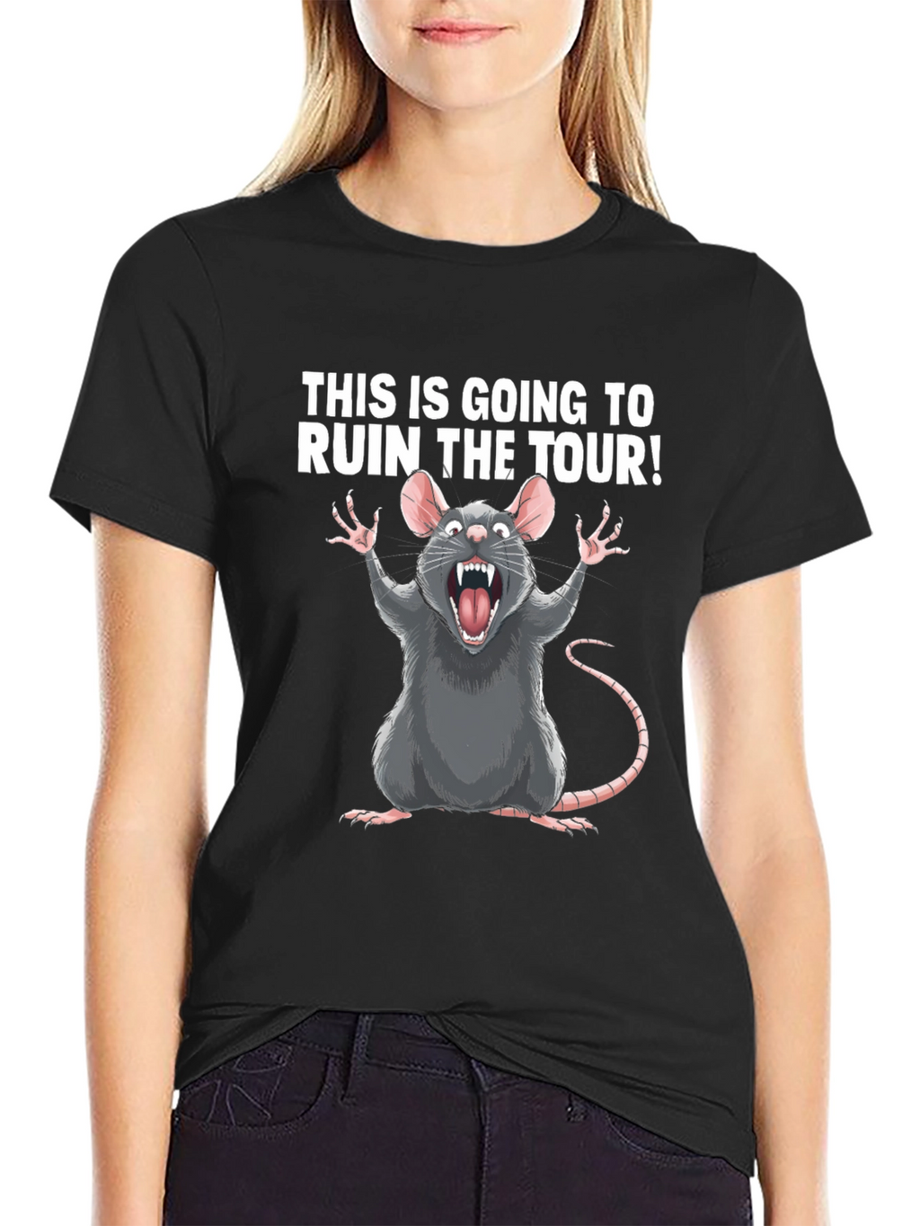 Ruin The Tour Rat Graphic T-Shirt