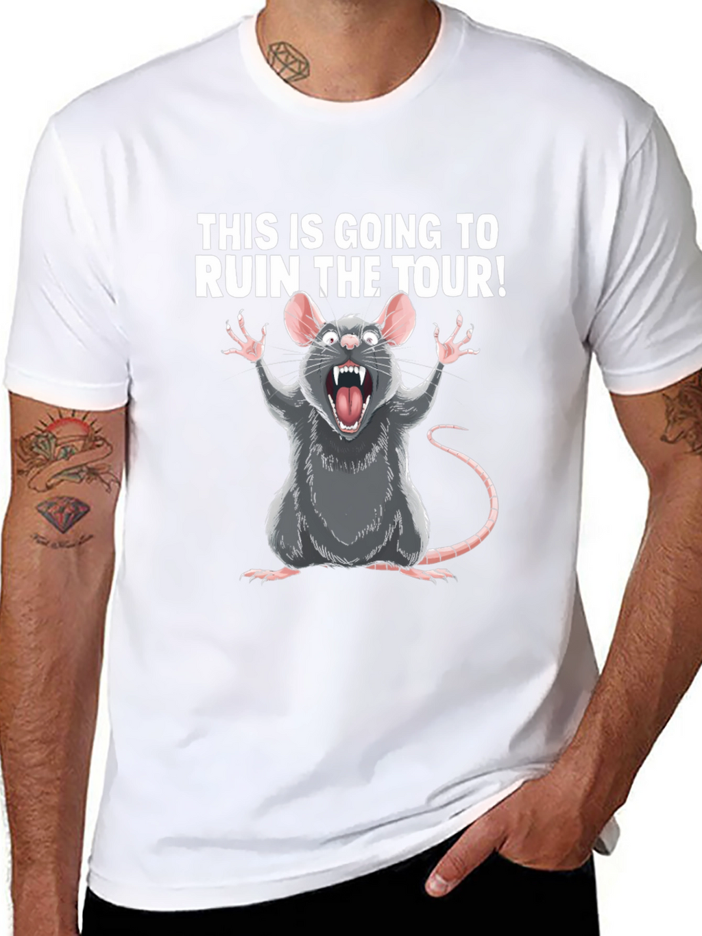 Ruin The Tour Rat Graphic T-Shirt