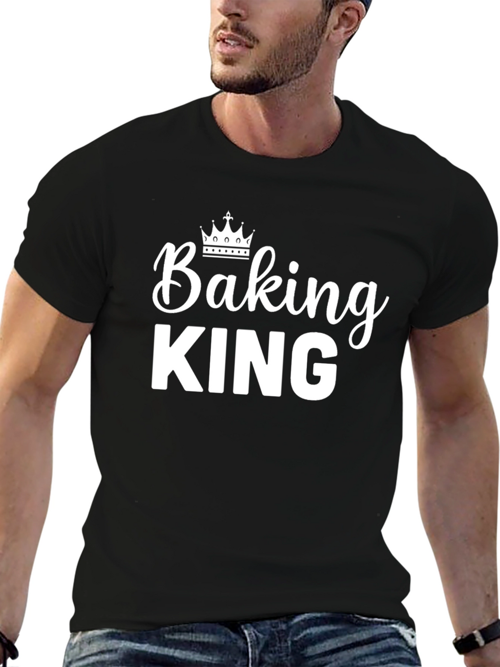 Baking King T-Shirt - Stylish Cook Apparel