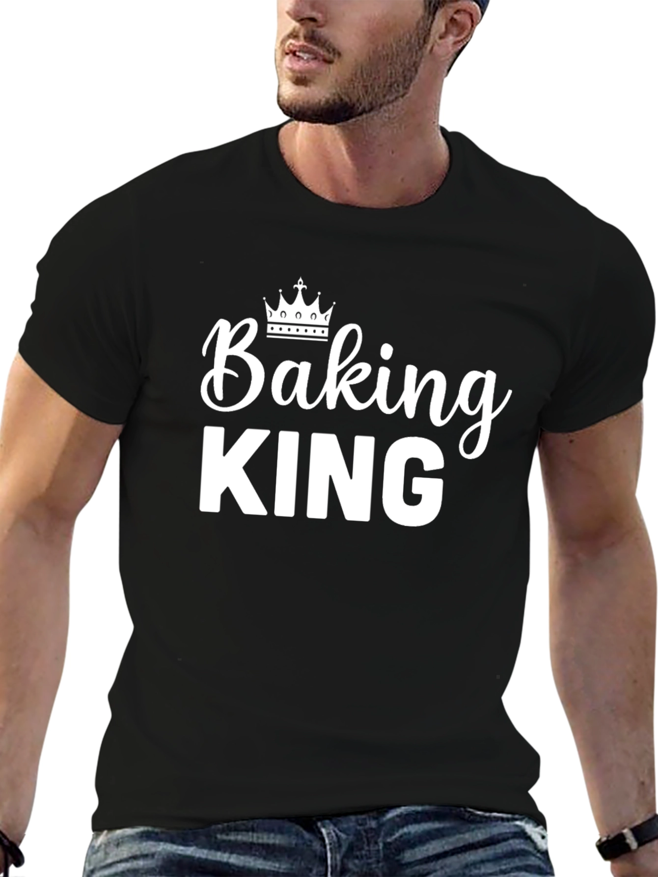 Baking King T-Shirt - Stylish Cook Apparel