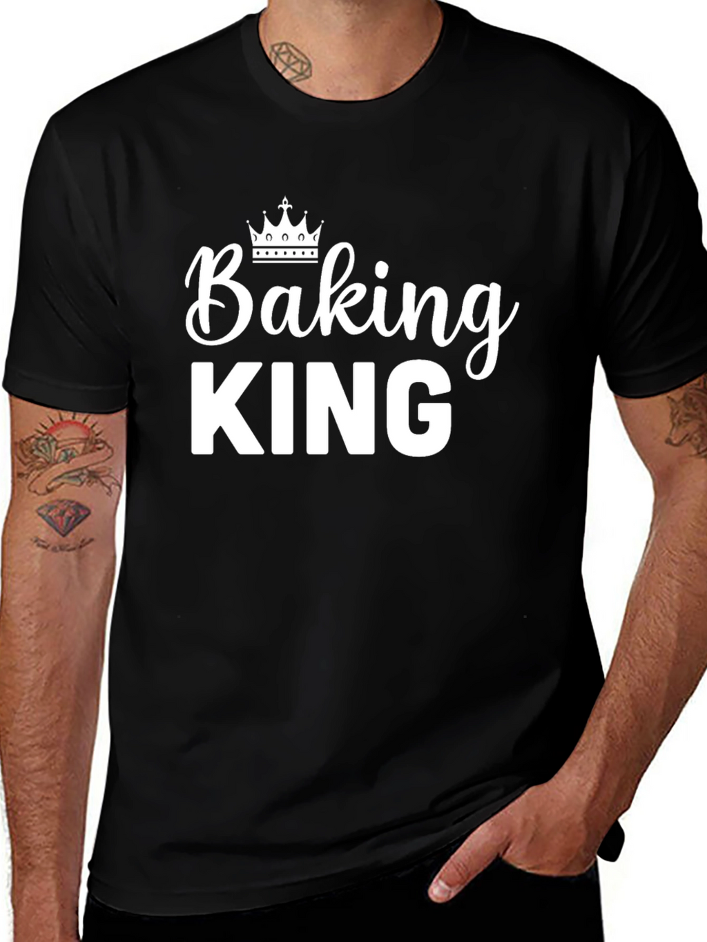 Baking King T-Shirt - Stylish Cook Apparel