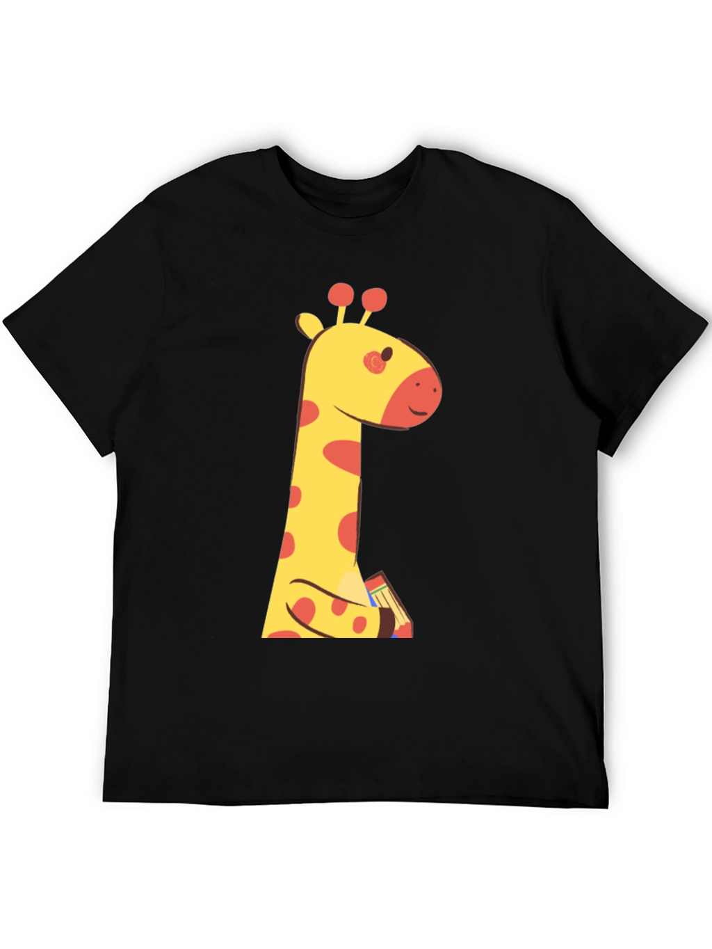 Cute Giraffe Cartoon Graphic T-Shirt