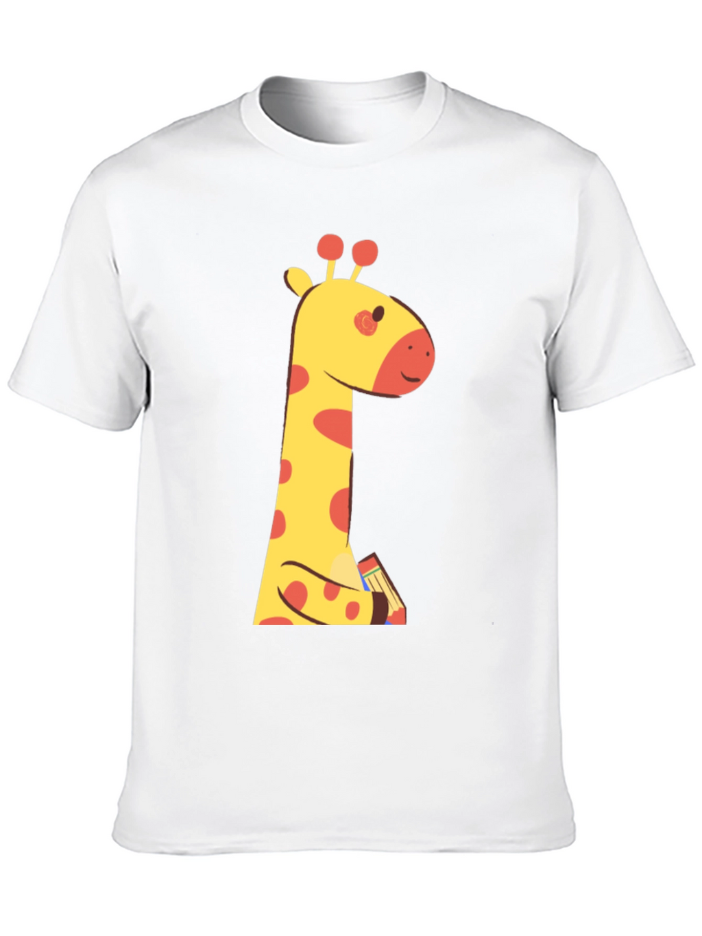 Cute Giraffe Cartoon Graphic T-Shirt