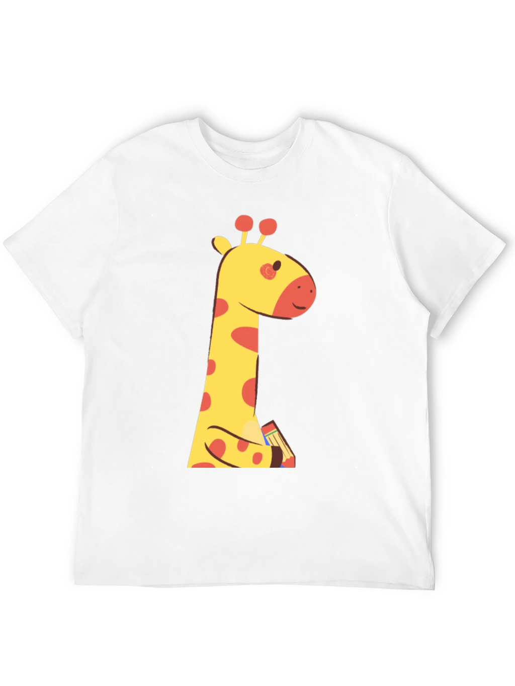 Cute Giraffe Cartoon Graphic T-Shirt