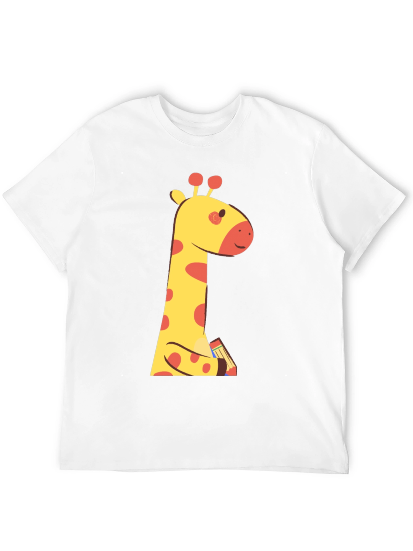 Cute Giraffe Cartoon Graphic T-Shirt