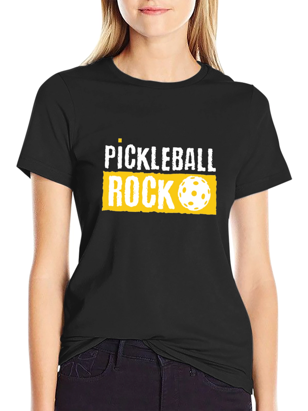 Pickleball Rock Graphic T-Shirt