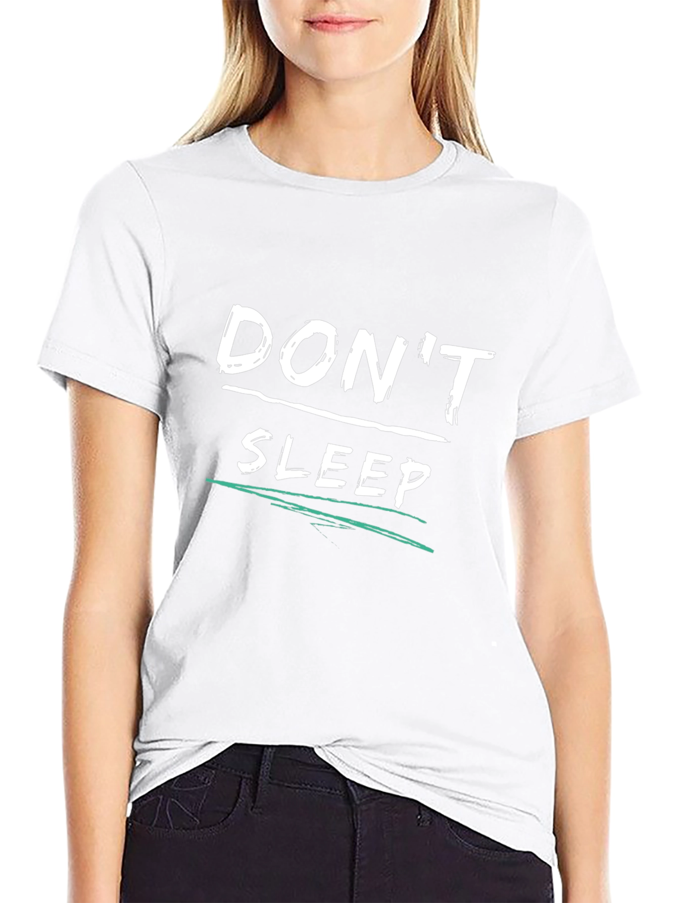 Dont Sleep Graphic T-Shirt - Black