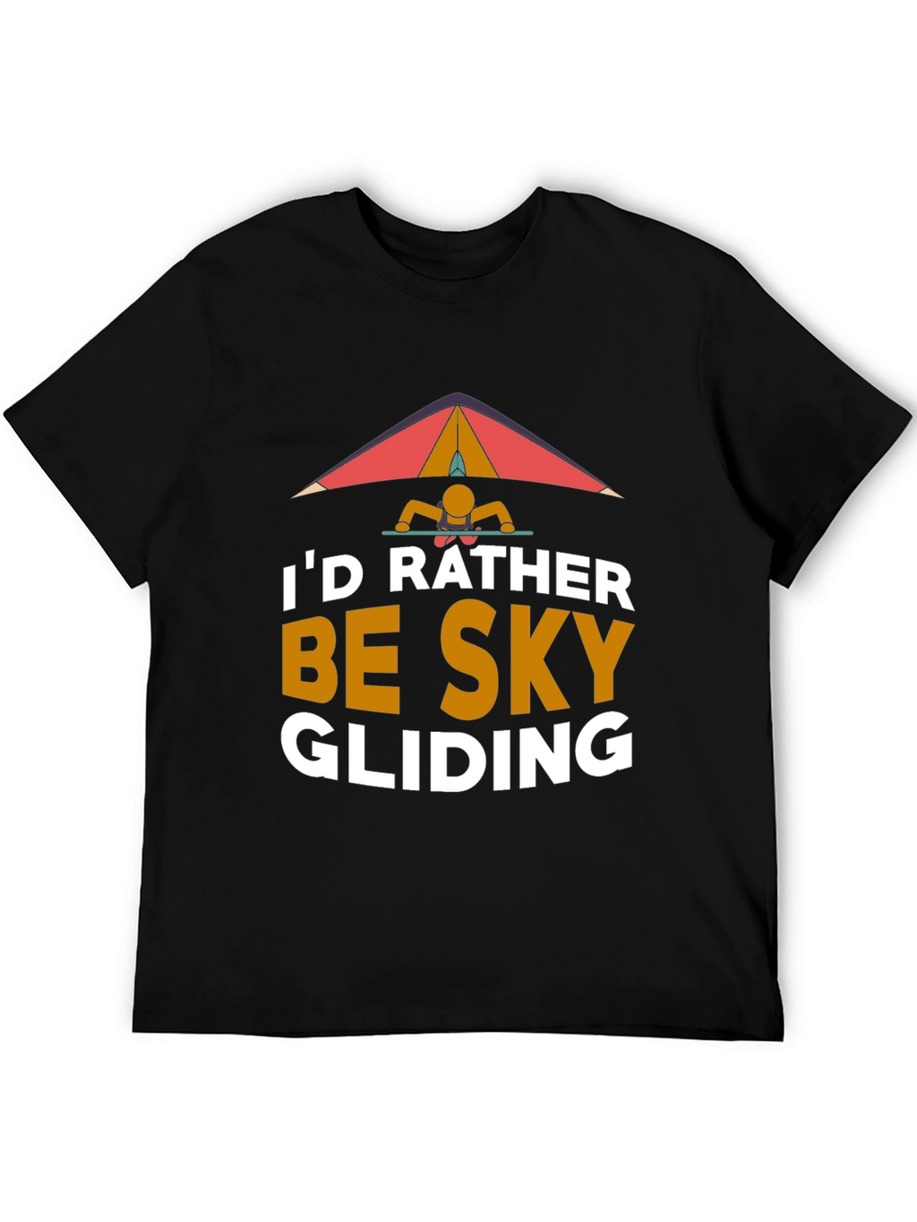 Id Rather Be Sky Gliding Graphic T-Shirt