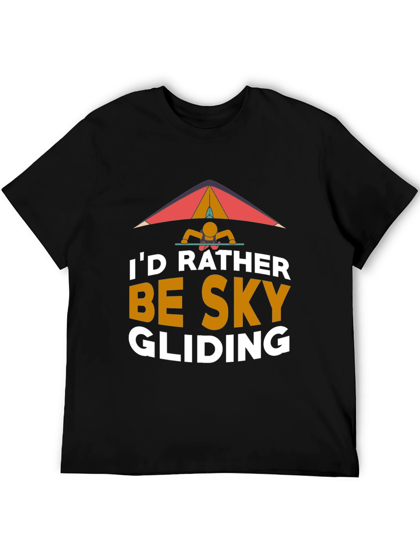 Id Rather Be Sky Gliding Graphic T-Shirt