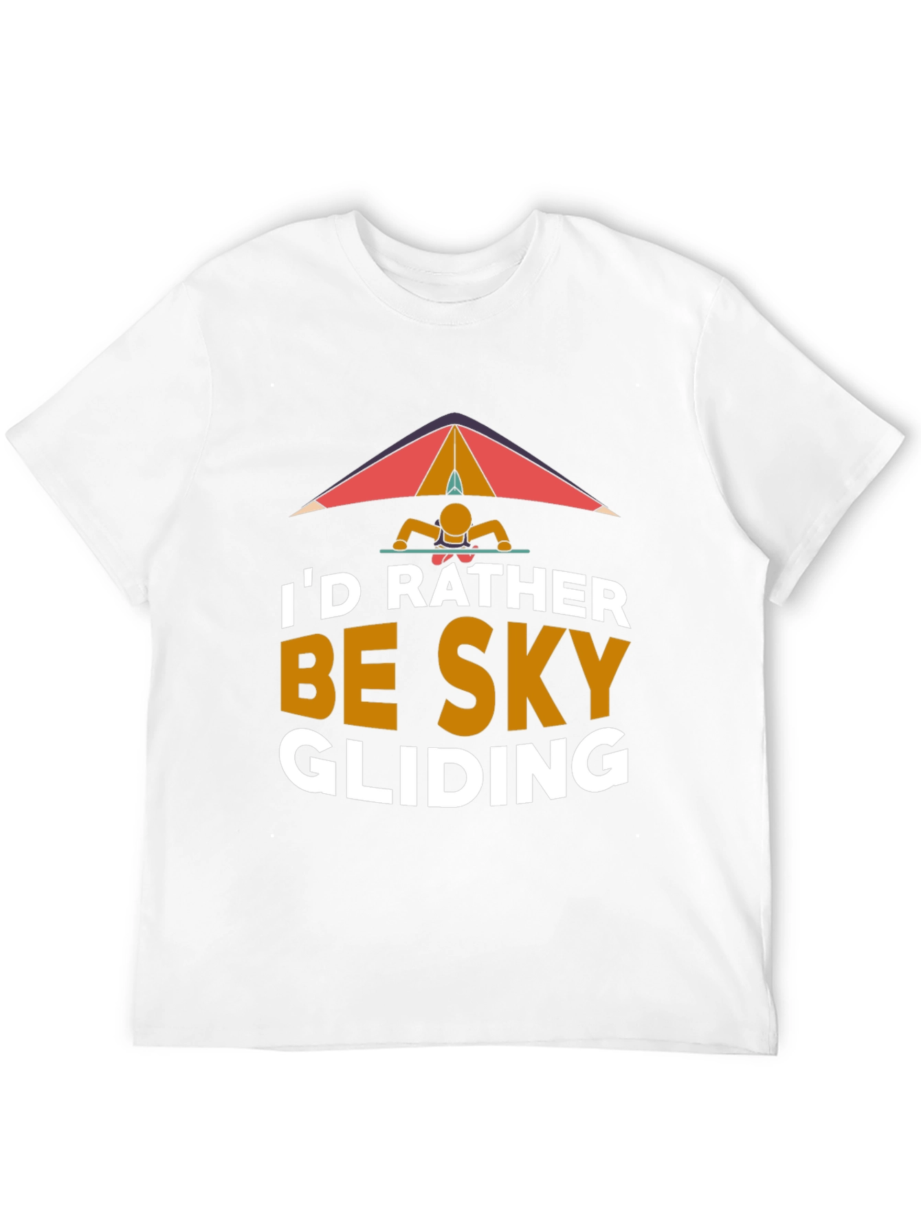 Id Rather Be Sky Gliding Graphic T-Shirt