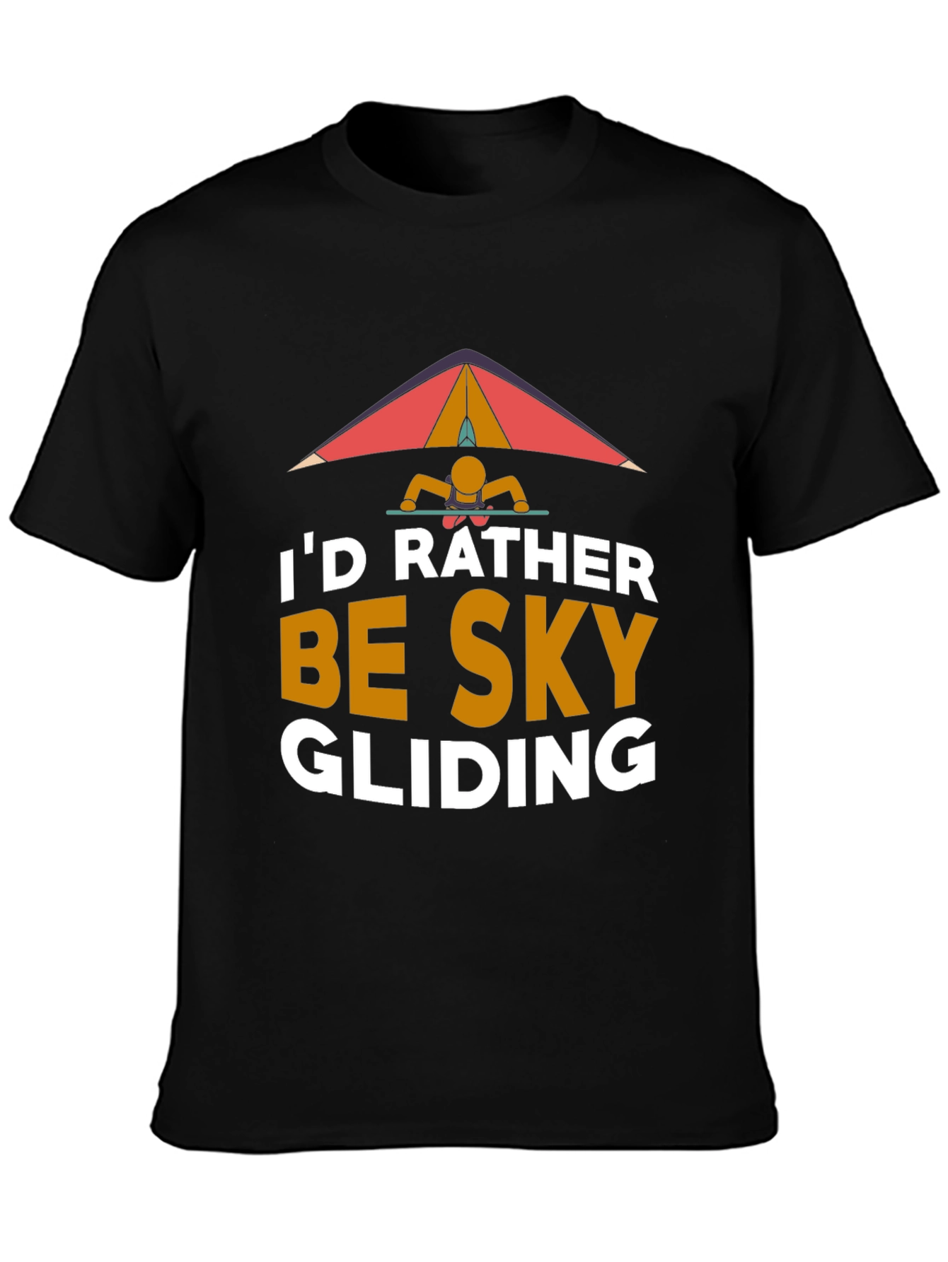 Id Rather Be Sky Gliding Graphic T-Shirt