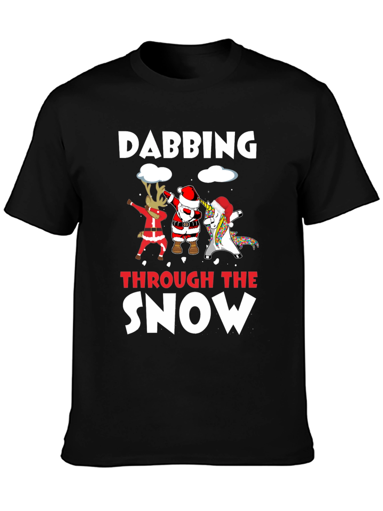 Dabbing Through the Snow Christmas T-Shirt