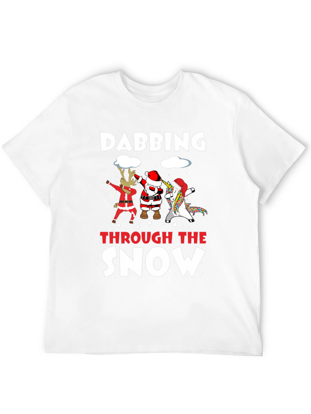 Dabbing Through the Snow Christmas T-Shirt