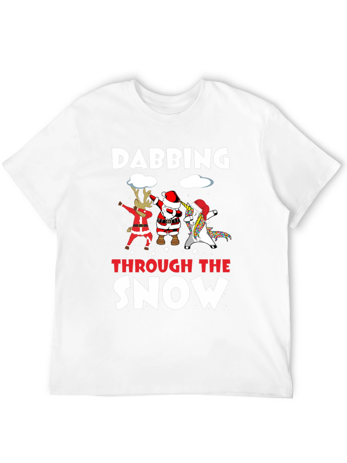 Dabbing Through the Snow Christmas T-Shirt