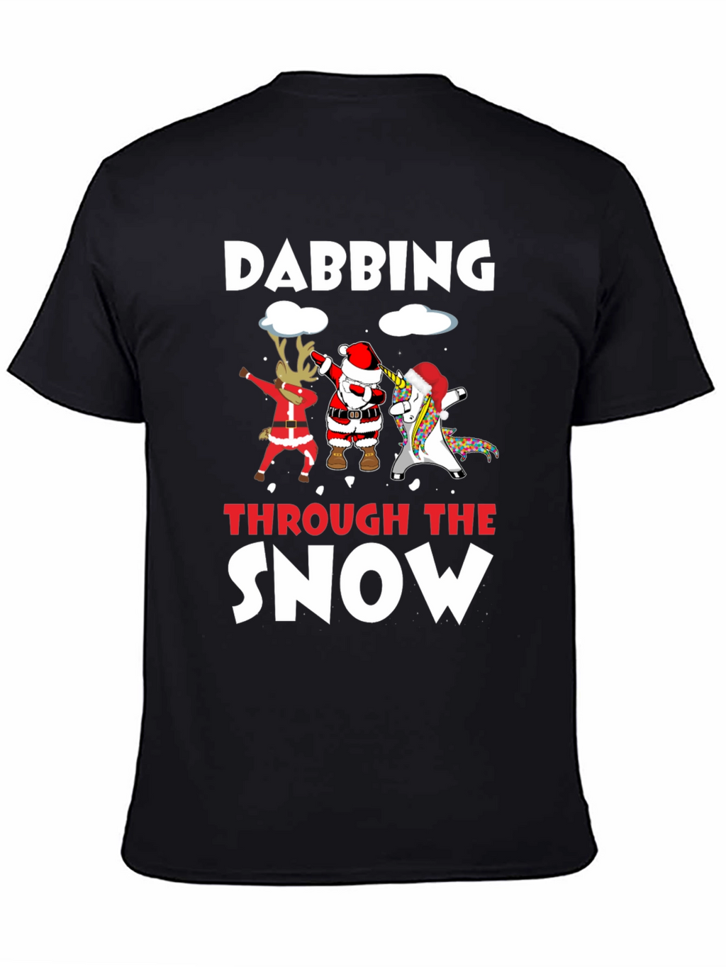 Dabbing Through the Snow Christmas T-Shirt