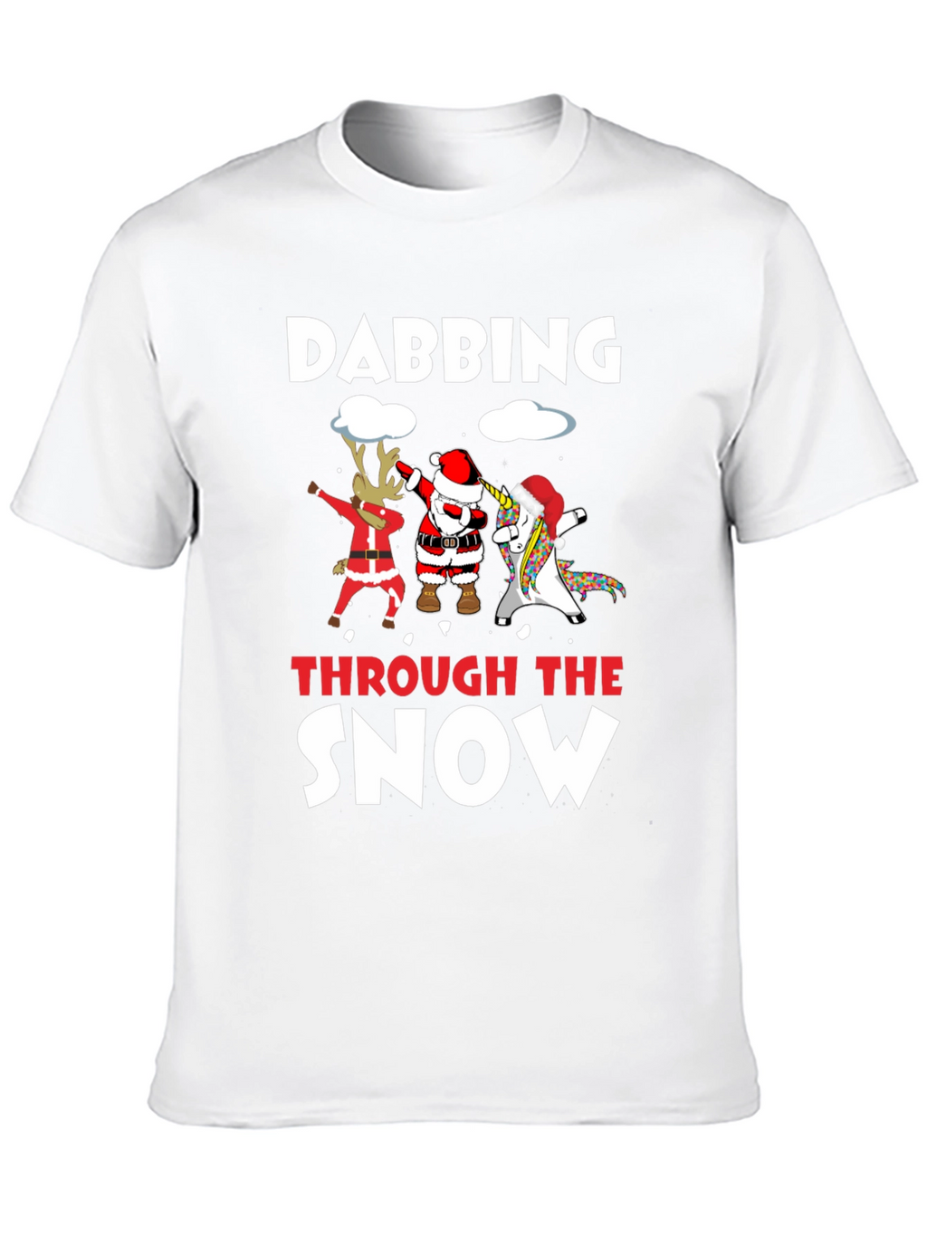Dabbing Through the Snow Christmas T-Shirt