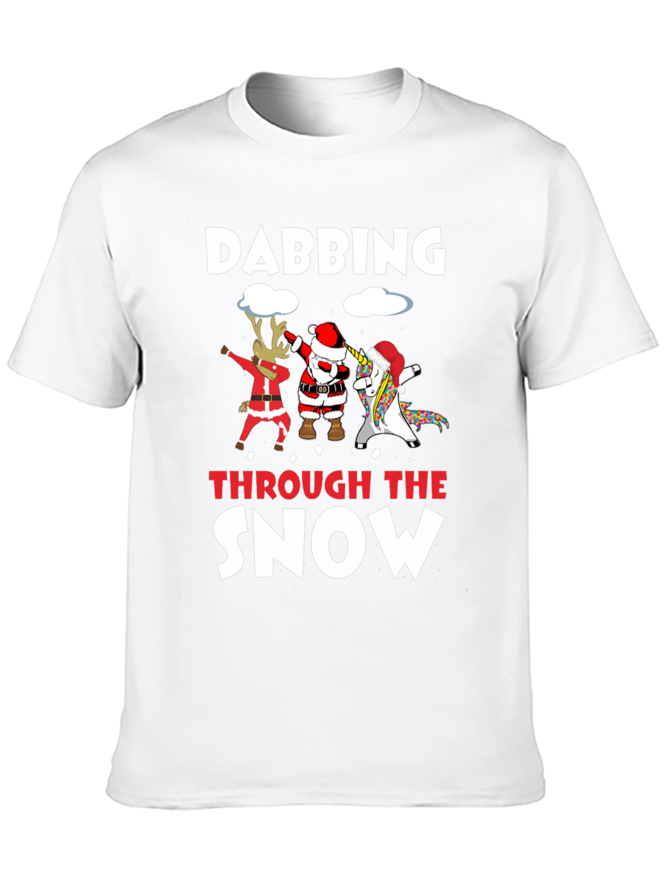 Dabbing Through the Snow Christmas T-Shirt