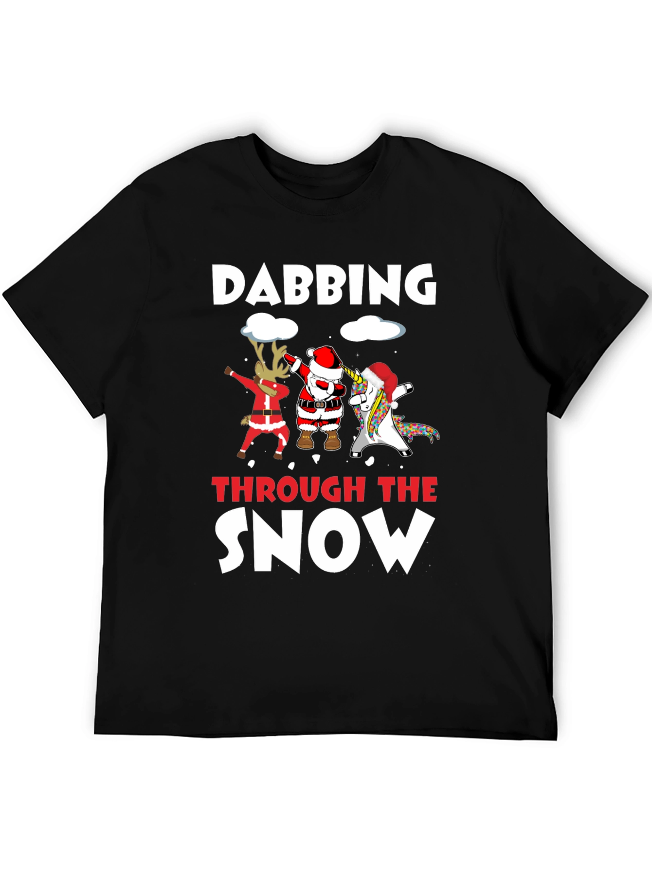 Dabbing Through the Snow Christmas T-Shirt