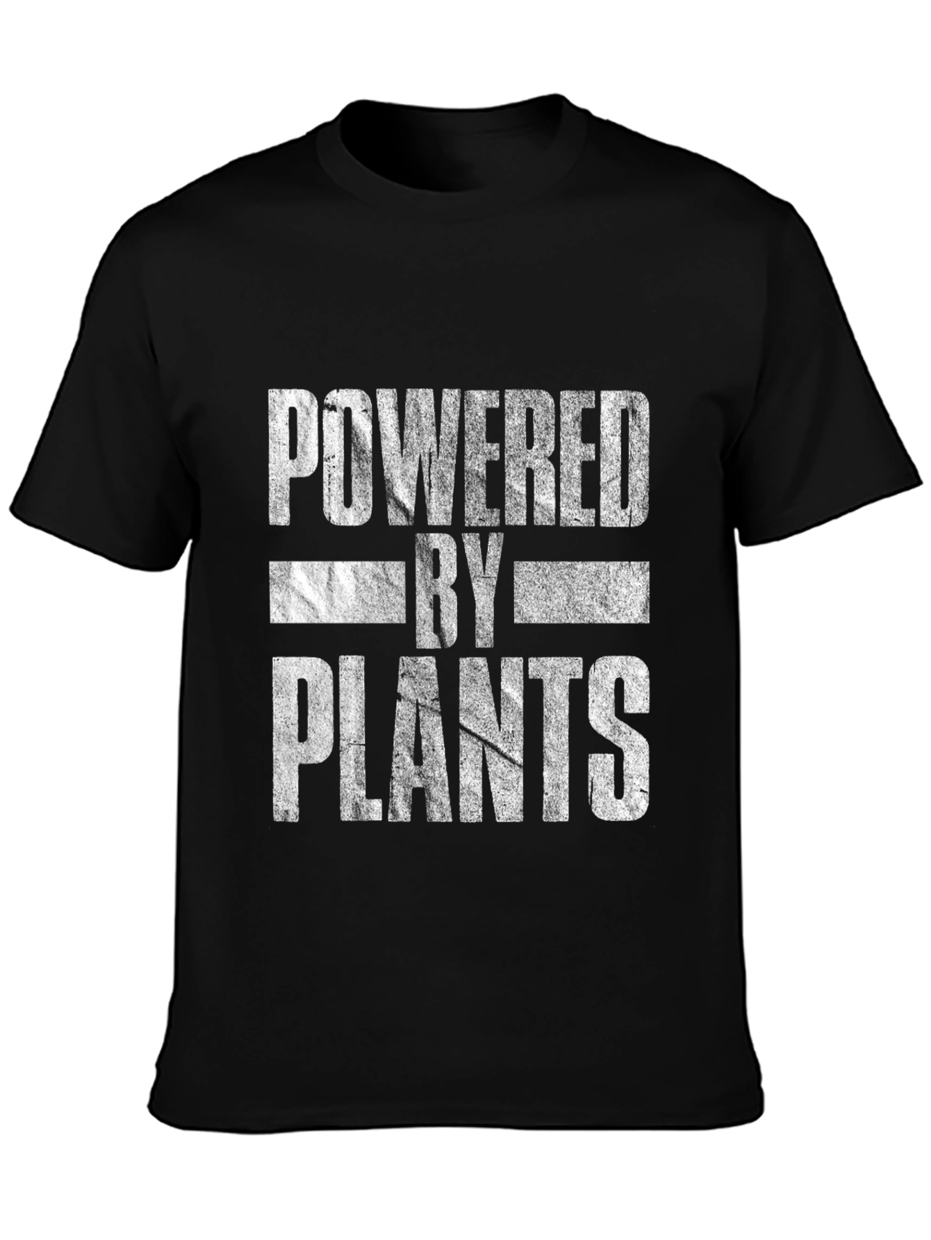 Powered by Plants Graphic Tee - Black Vegan T-Shirt