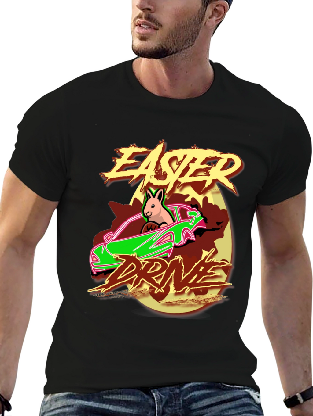 Easter Drive Graphic T-Shirt