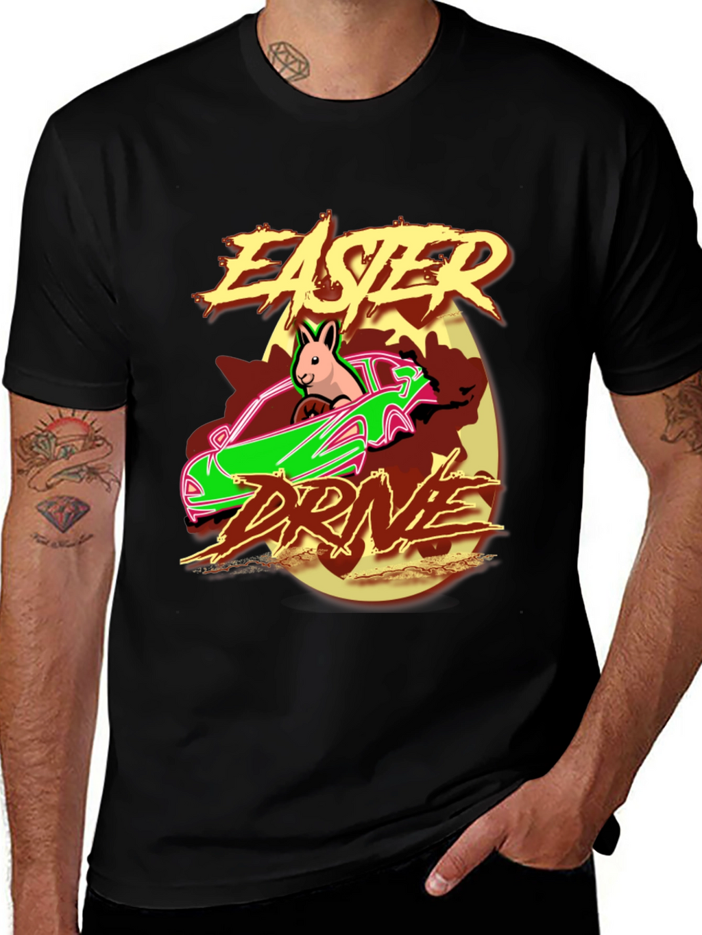 Easter Drive Graphic T-Shirt