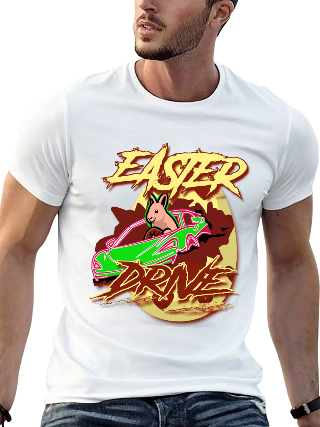 Easter Drive Graphic T-Shirt