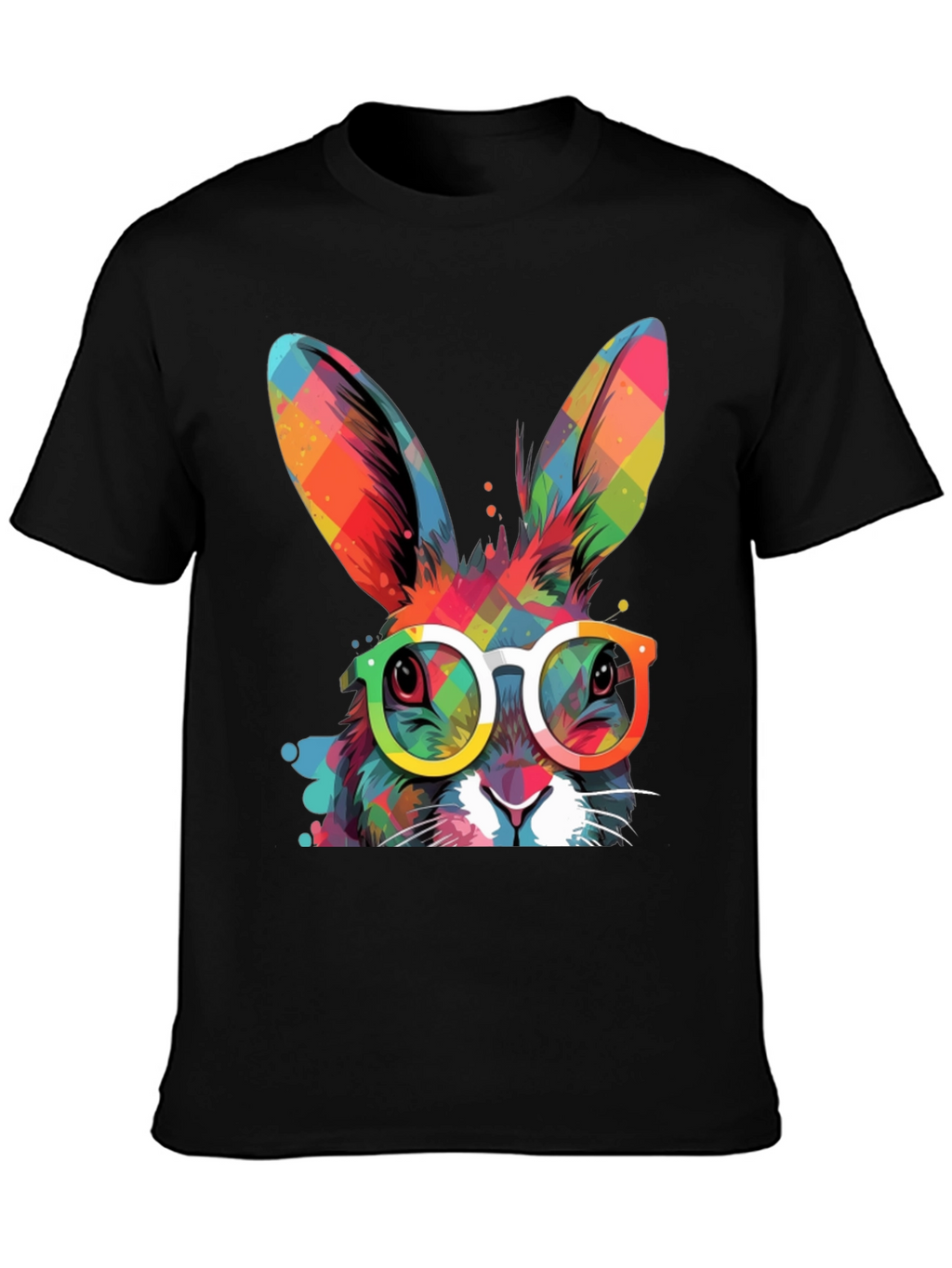 Cool Bunny Graphic Tee - Easter Style