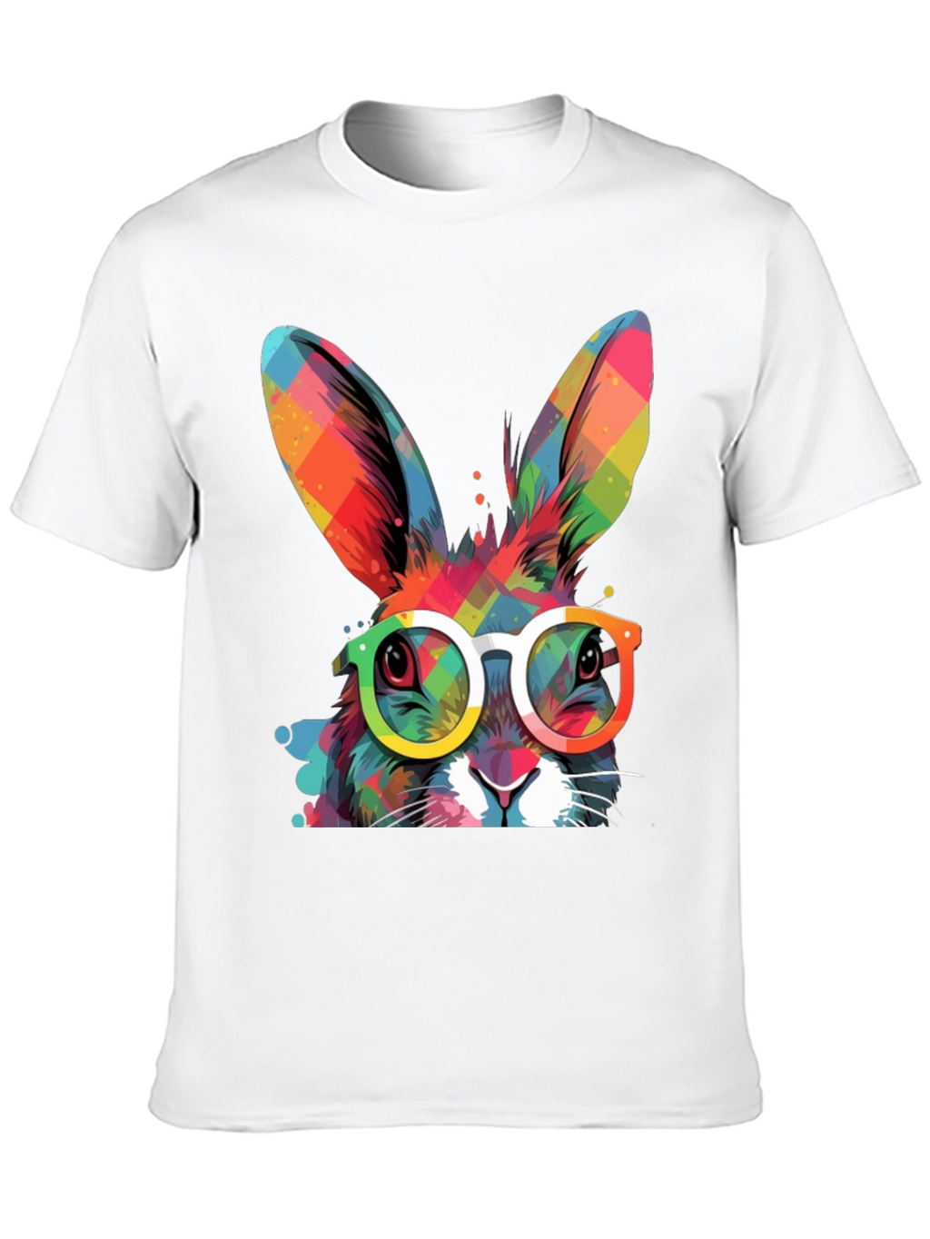 Cool Bunny Graphic Tee - Easter Style