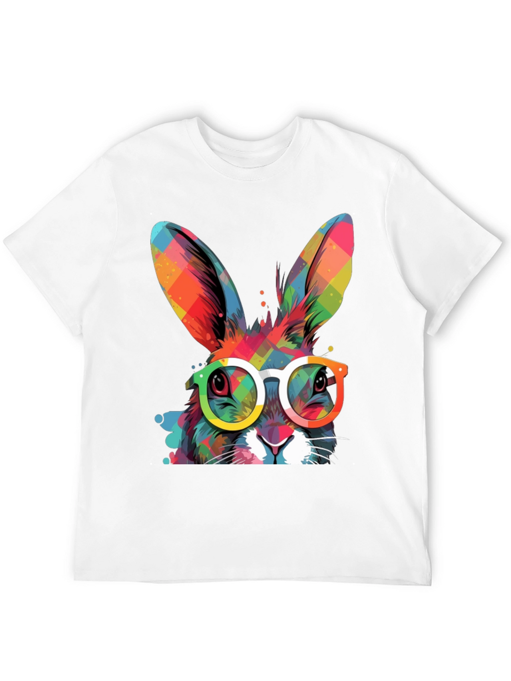 Cool Bunny Graphic Tee - Easter Style