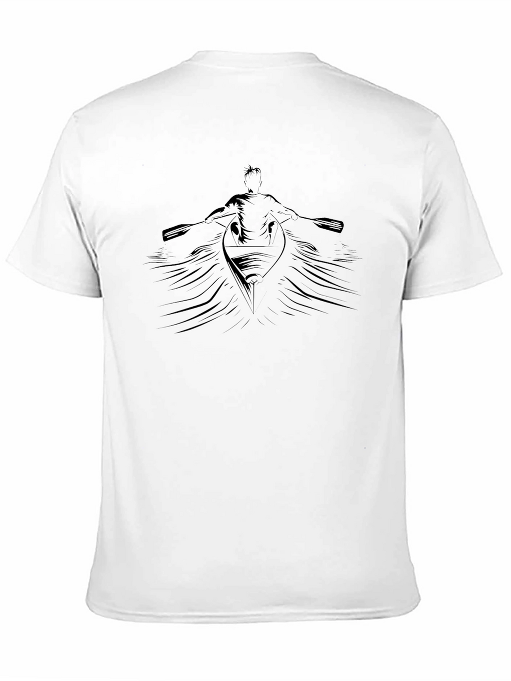 Rowing Graphic Black Tee