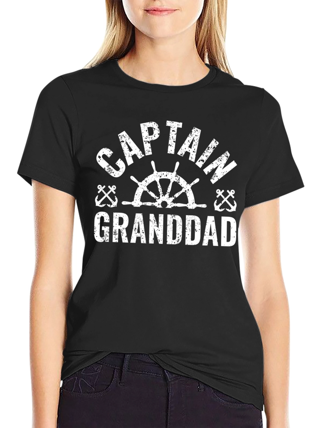 Captain Granddad T-Shirt - Nautical Design