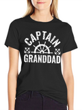Captain Granddad T-Shirt - Nautical Design
