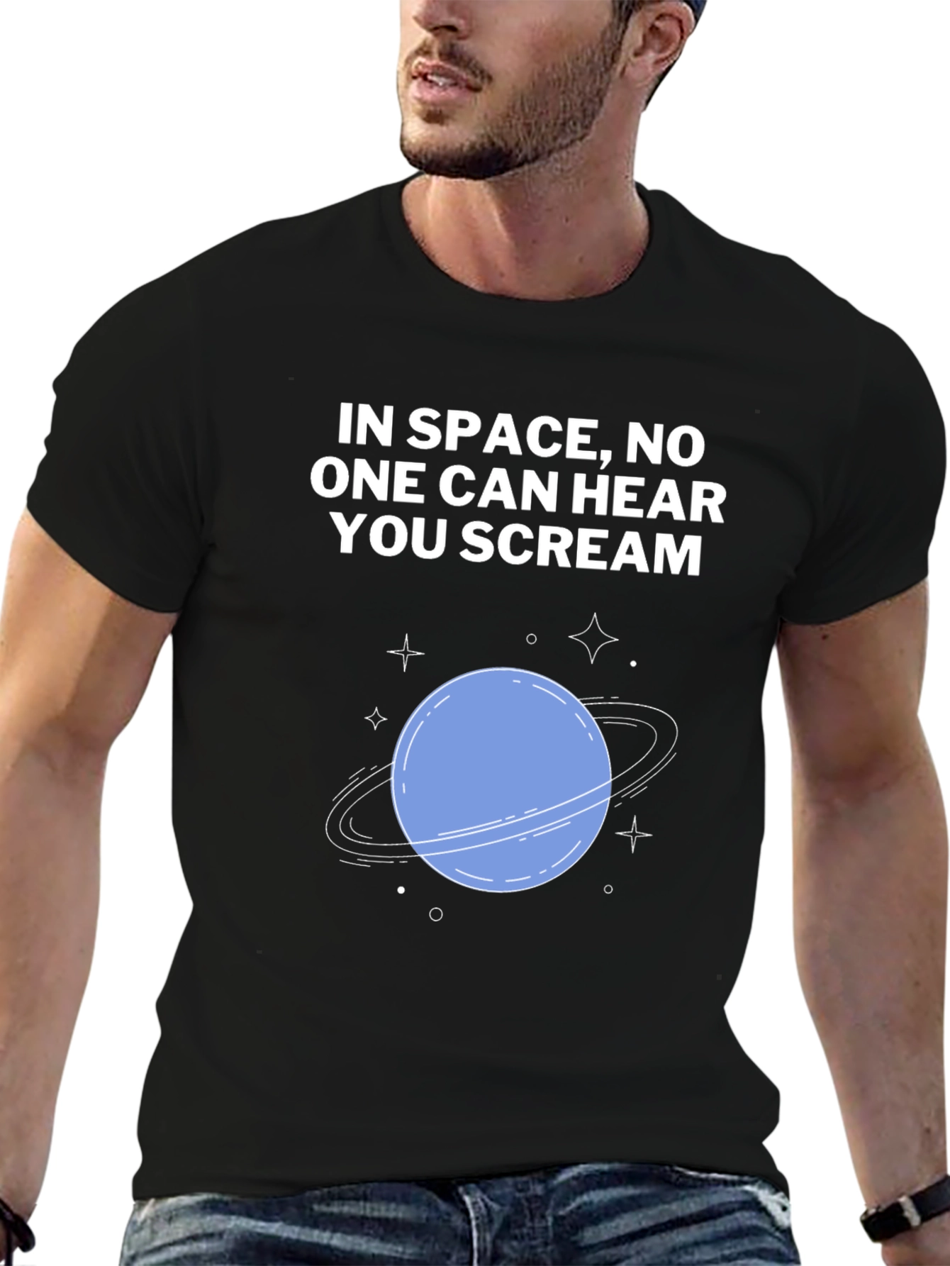 Space Scream T-Shirt - Sci-Fi Style