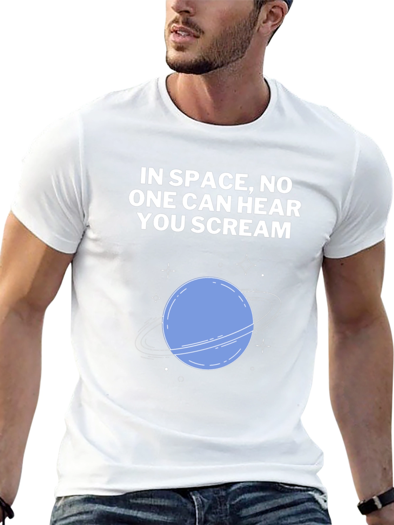Space Scream T-Shirt - Sci-Fi Style
