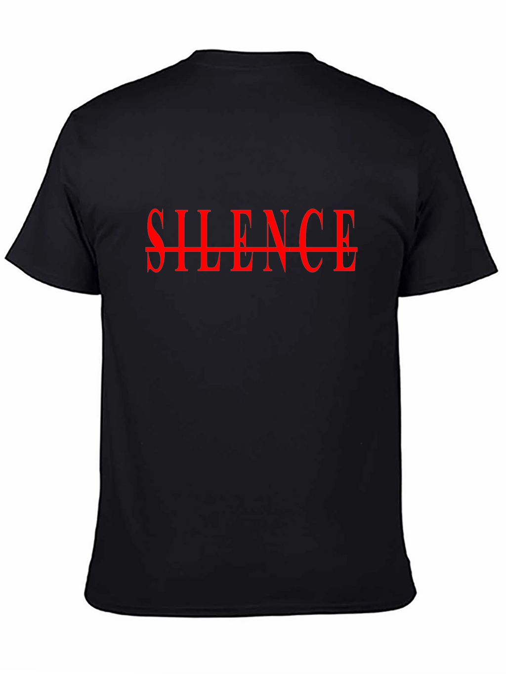 Silence Graphic Tee - Bold Statement T-Shirt