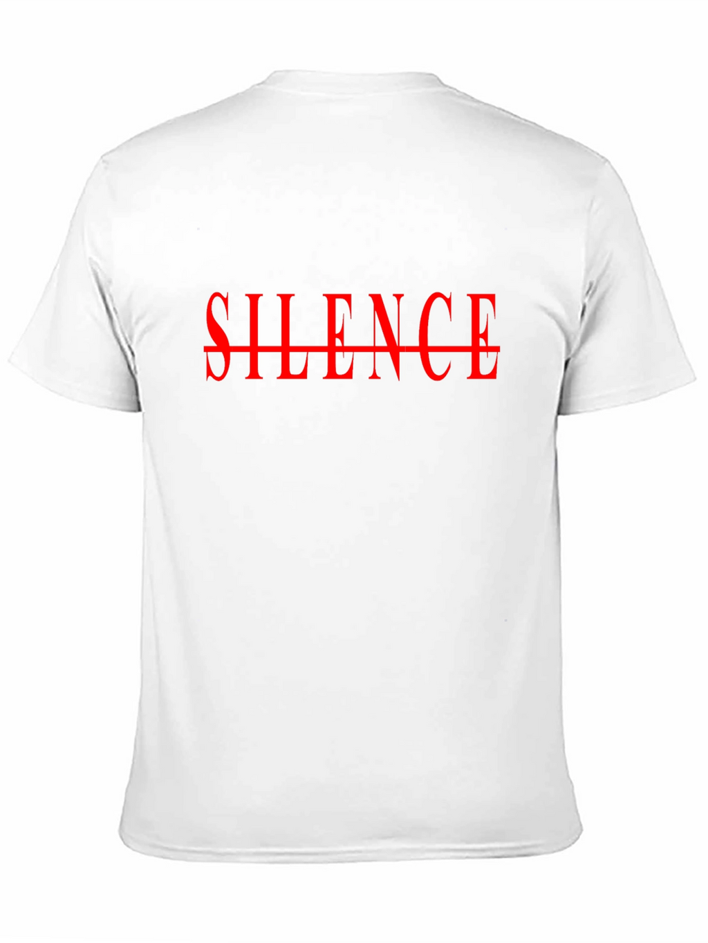 Silence Graphic Tee - Bold Statement T-Shirt