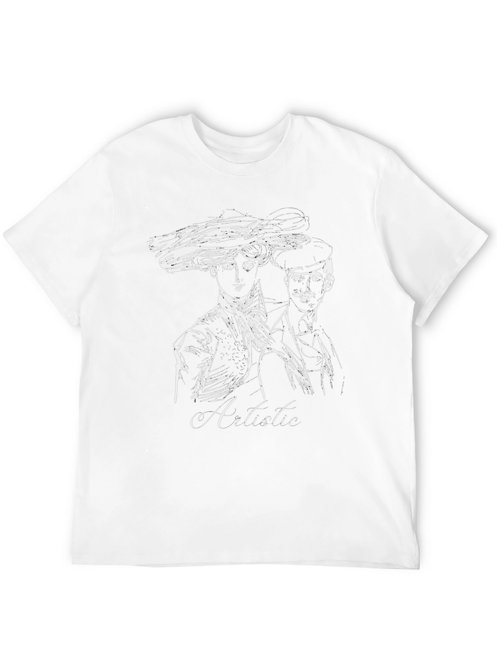 Artistic Sketch Graphic Tee