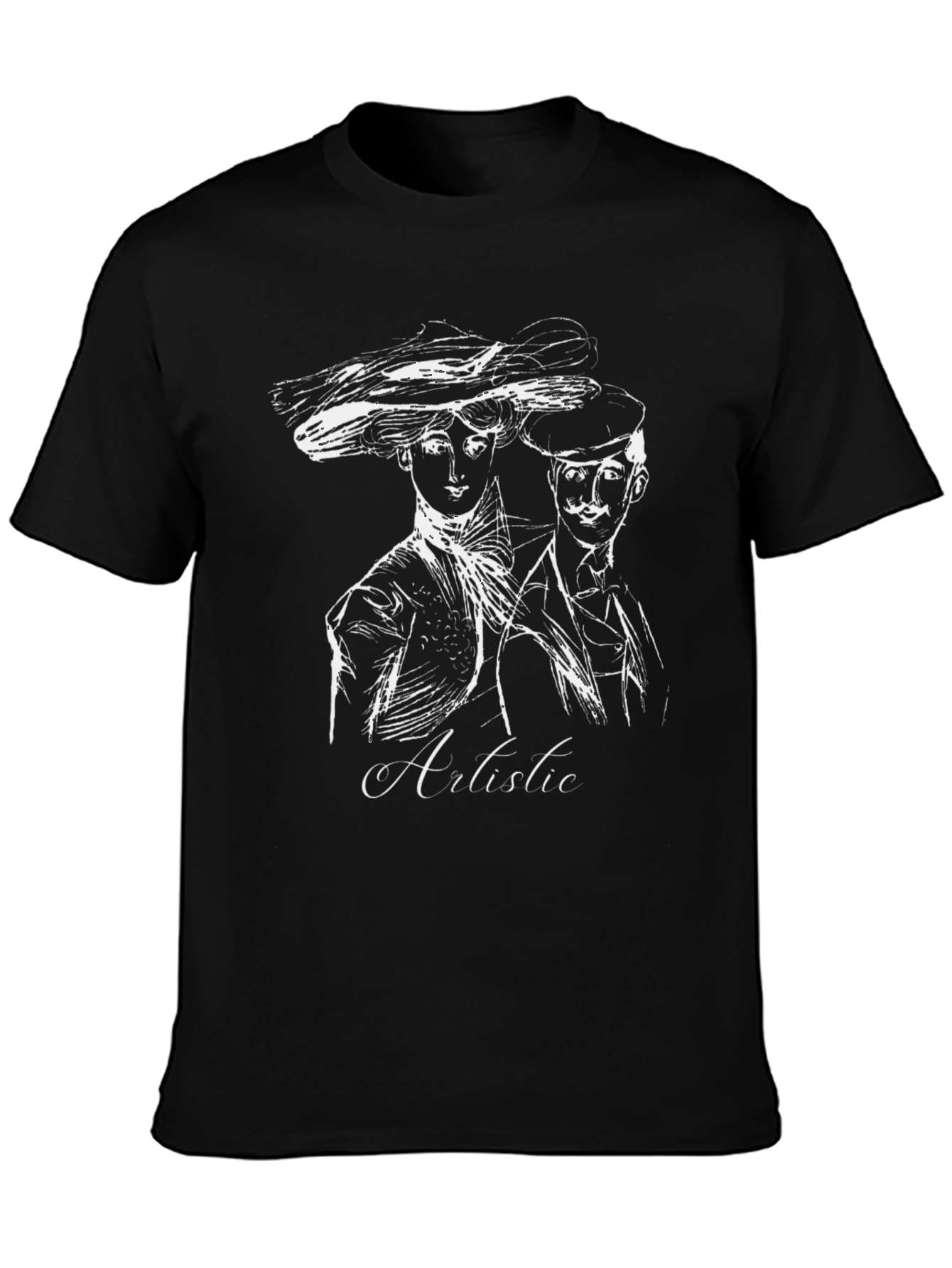 Artistic Sketch Graphic Tee