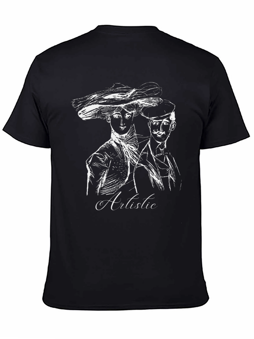 Artistic Sketch Graphic Tee